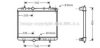 AVA QUALITY COOLING PE2220 Radiator, engine cooling